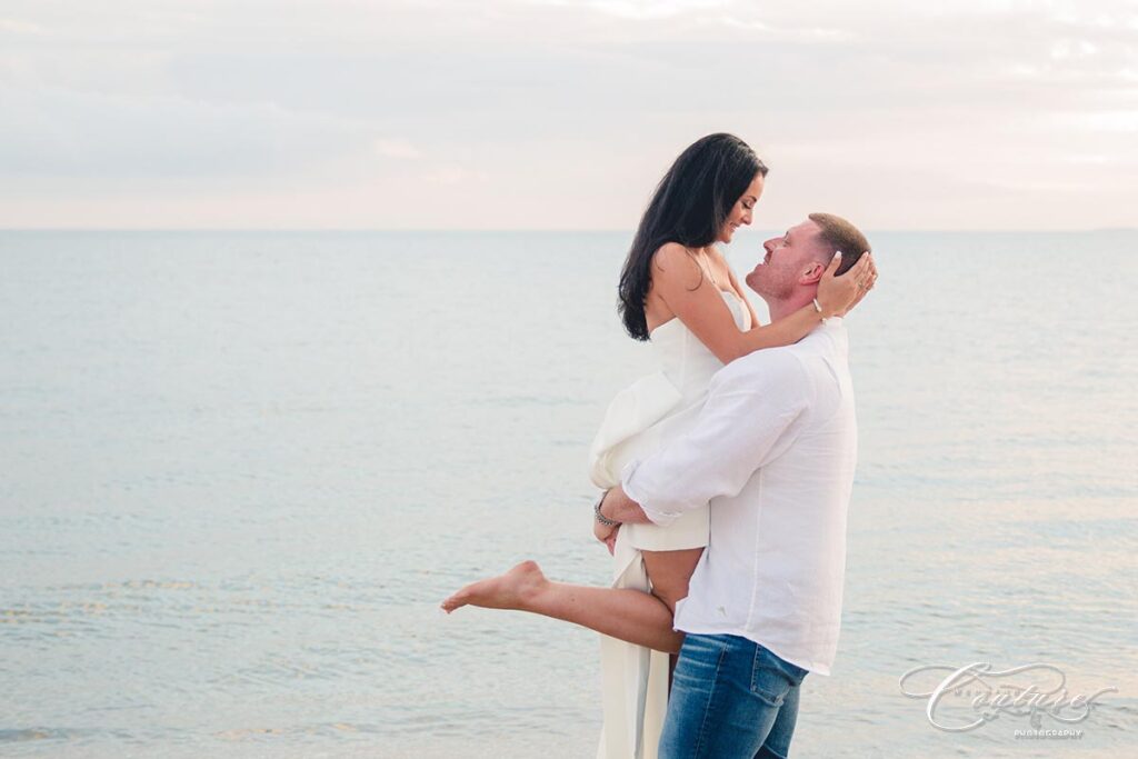 Engagement Session at Hammonasset Beach in Clinton, CT