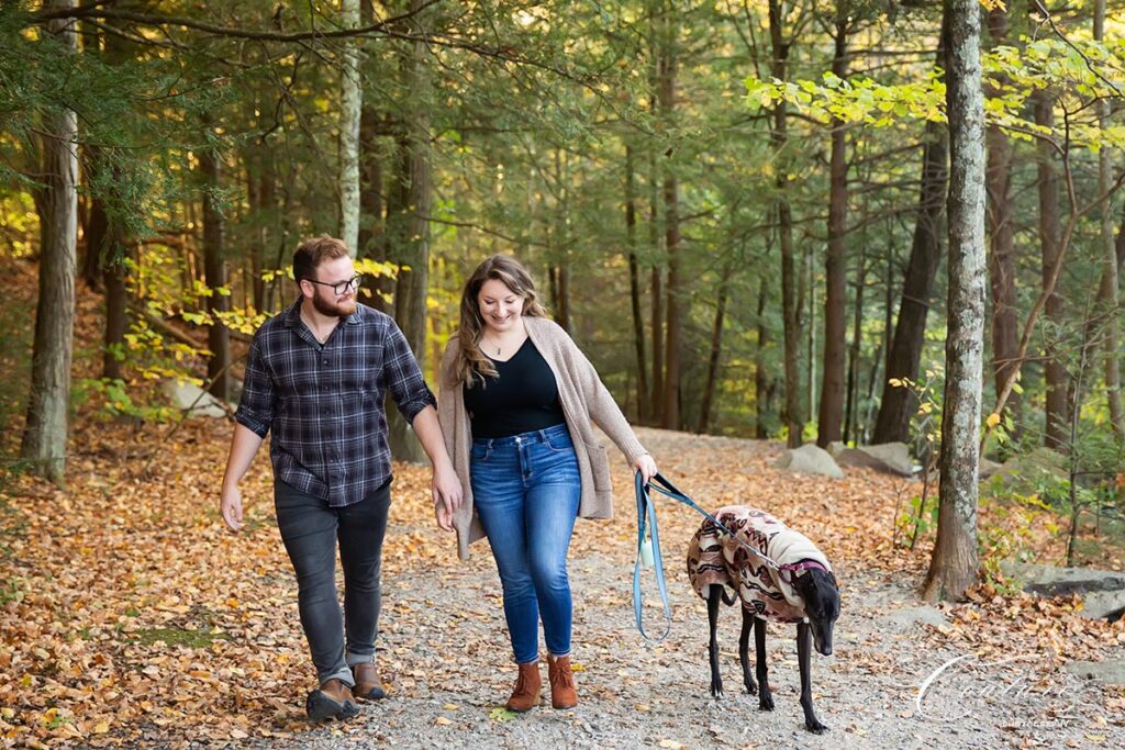 Engagement Session at Southford Falls in Southbury, CT