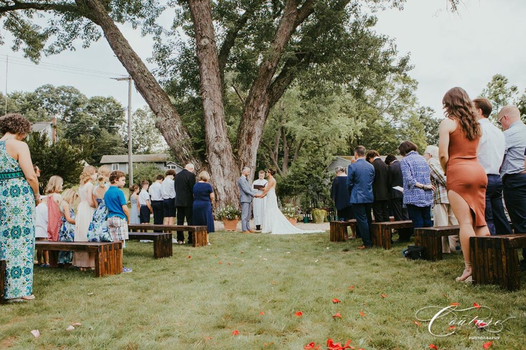 Backyard Wedding in Moodus, CT