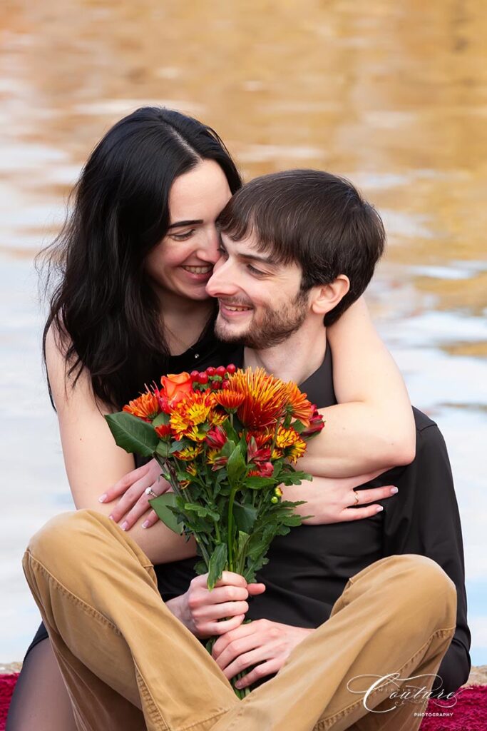 Engagement Session at Hubbard Park in Meridan, CT