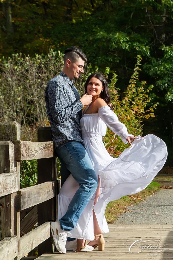 Engagement Session at Southford Falls in Southbury, CT