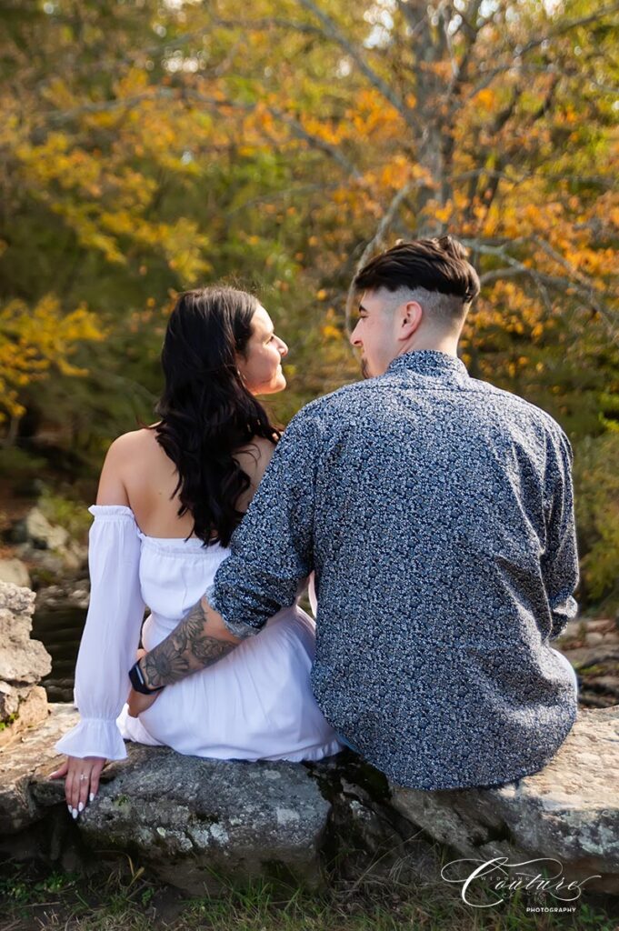 Engagement Session at Southford Falls in Southbury, CT