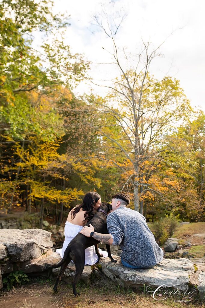 Engagement Session at Southford Falls in Southbury, CT