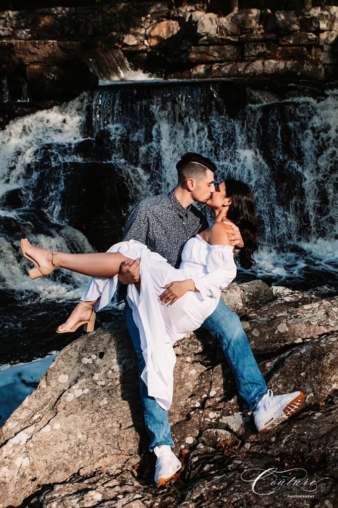 Engagement Session at Southford Falls in Southbury, CT