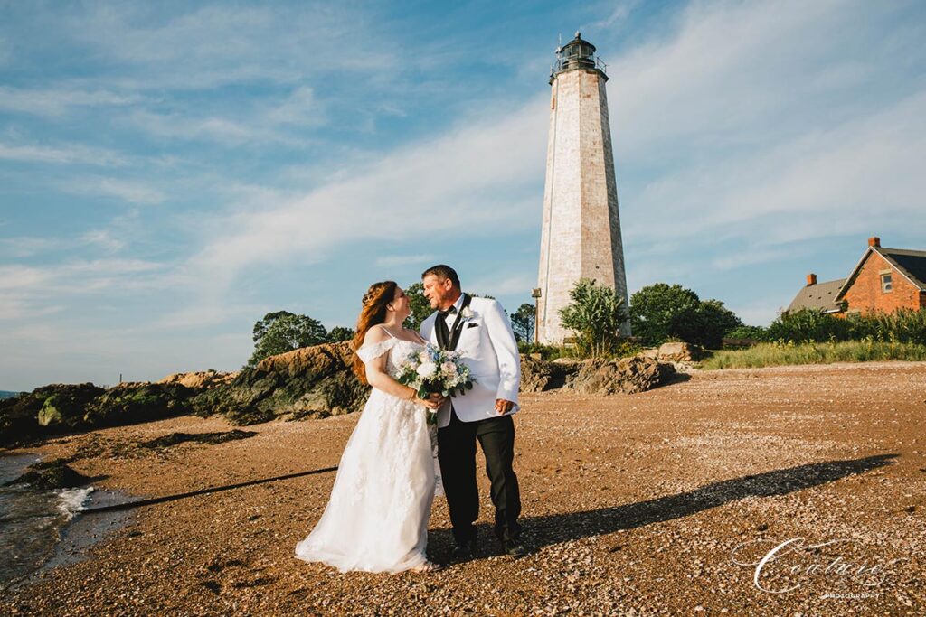 Wedding at Lighthouse Point Park in New Haven, CT