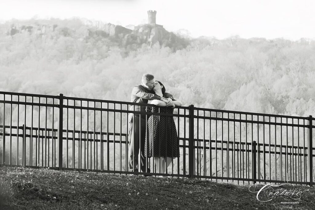 Engagement Session at Hubbard Park in Meridan, CT