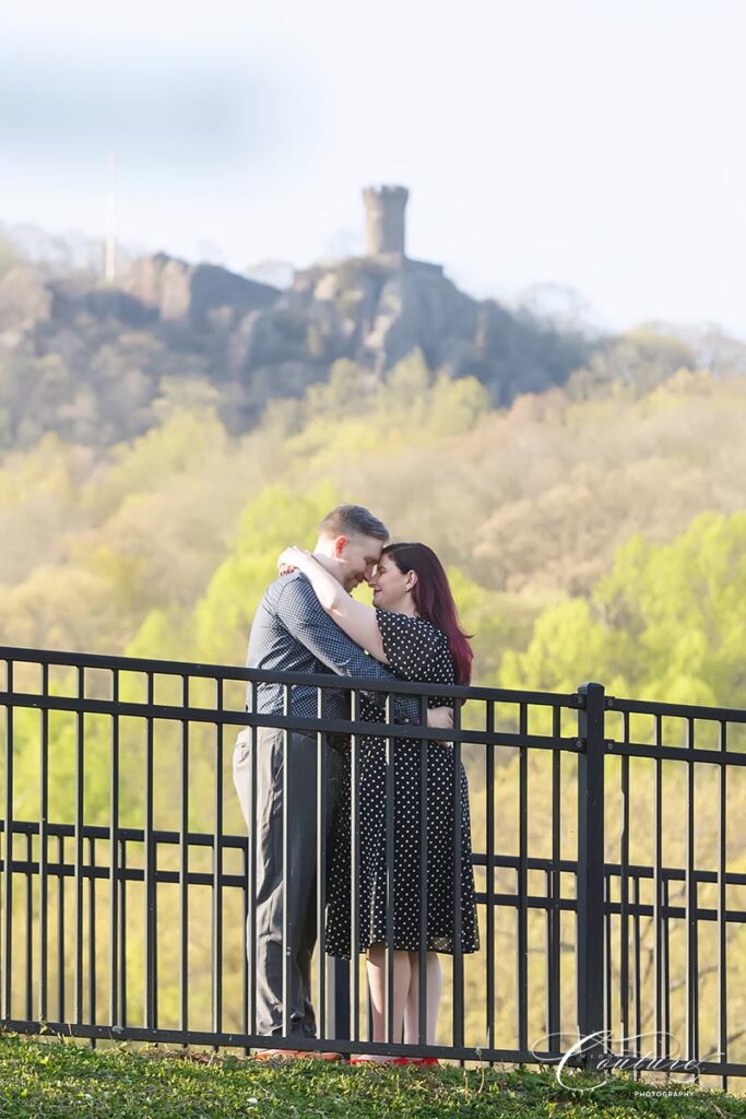 Engagement Session at Hubbard Park in Meridan, CT