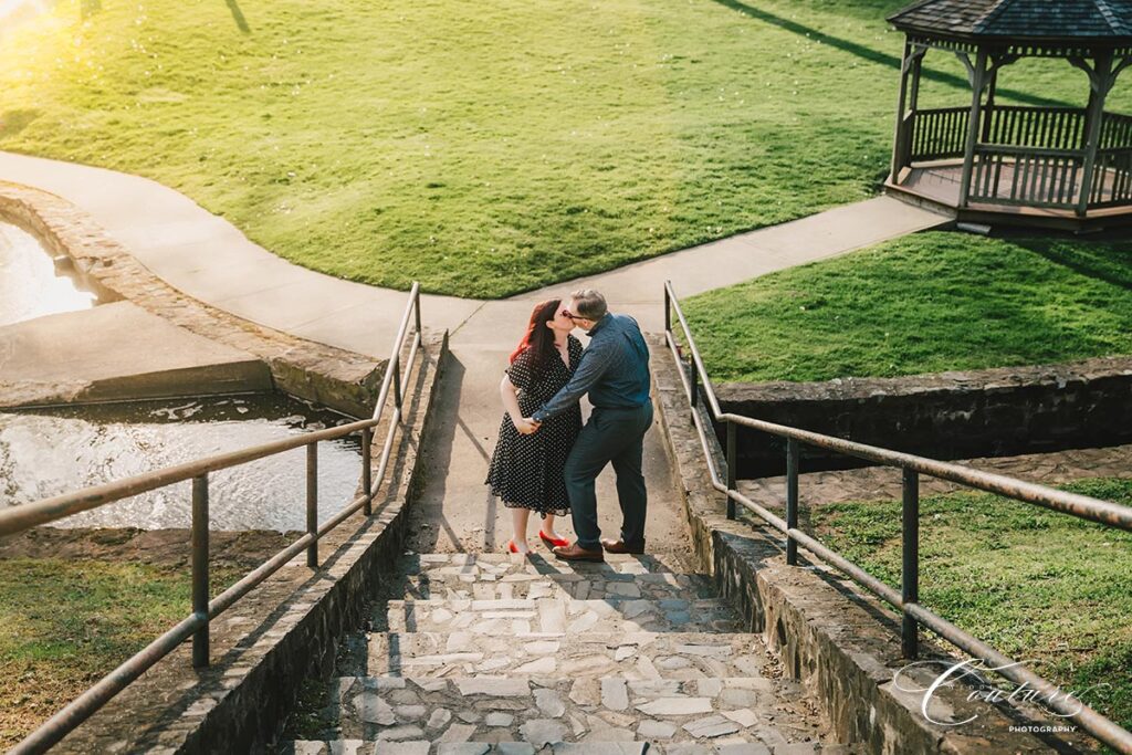 Engagement Session at Hubbard Park in Meridan, CT