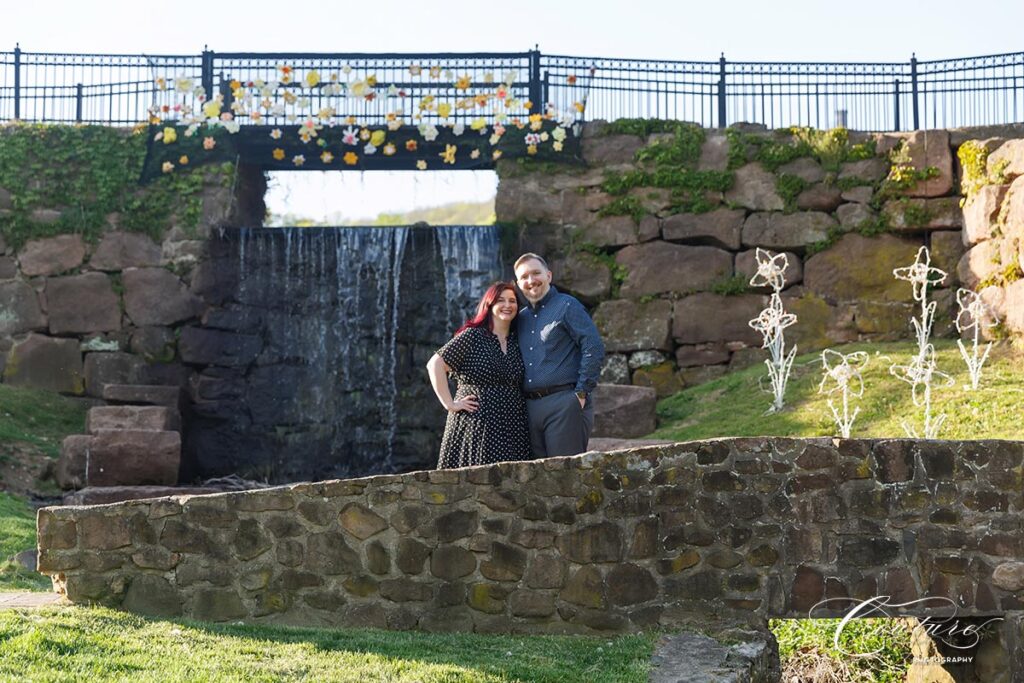 Engagement Session at Hubbard Park in Meridan, CT