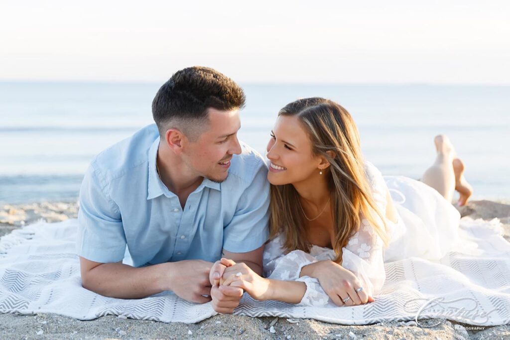 Engagement Session at Hammonasset Beach in Madison, CT