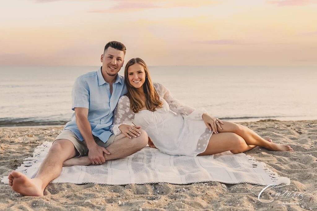 Engagement Session at Hammonasset Beach in Madison, CT