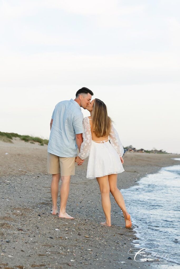 Engagement Session at Hammonasset Beach in Madison, CT