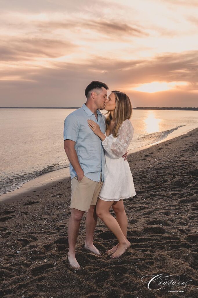 Engagement Session at Hammonasset Beach in Madison, CT