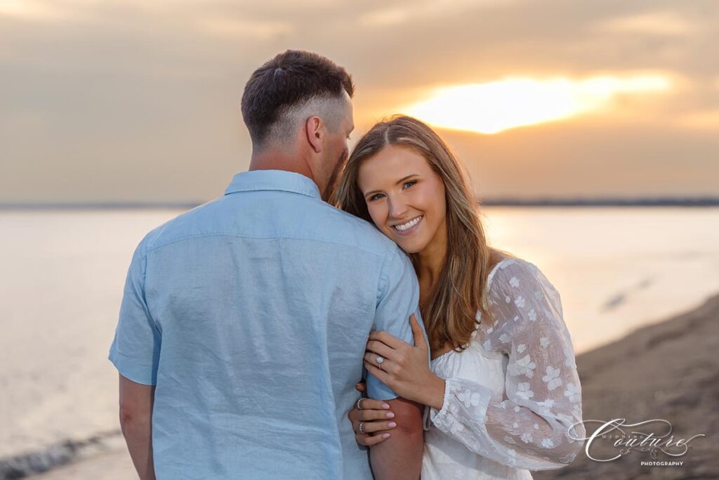 Engagement Session at Hammonasset Beach in Madison, CT