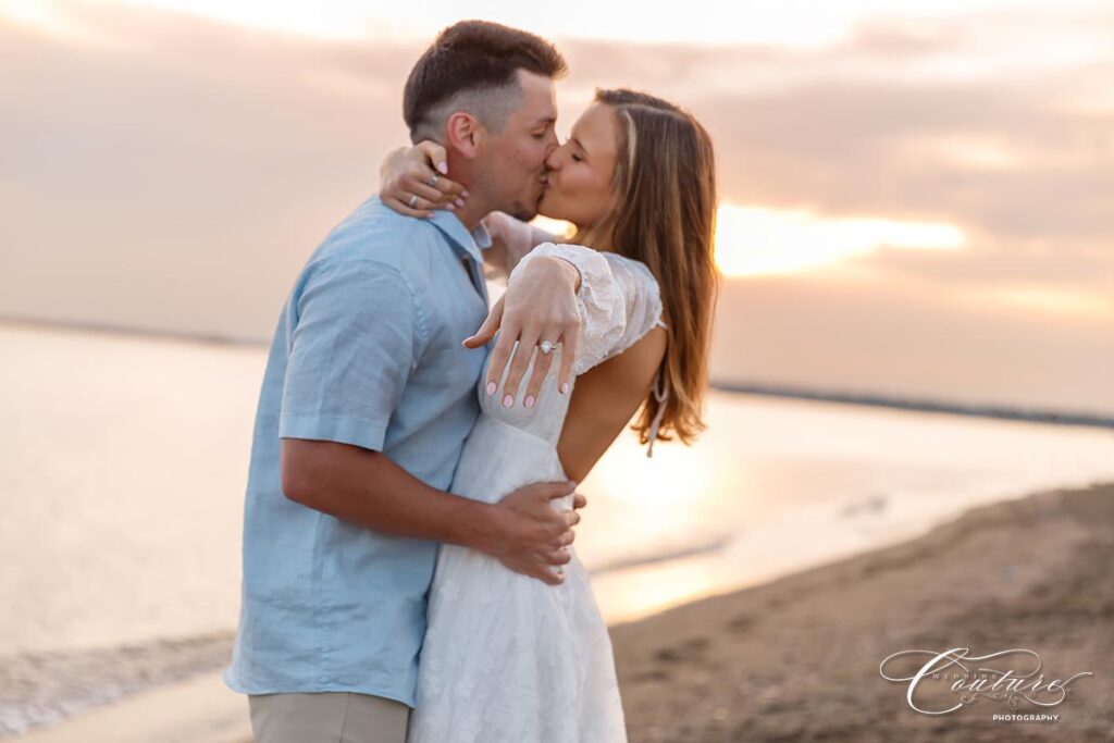 Engagement Session at Hammonasset Beach in Madison, CT