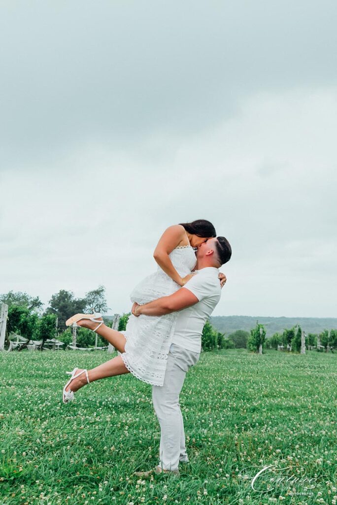 Engagement Session at Gouveia Vineyards in Wallingford, CT