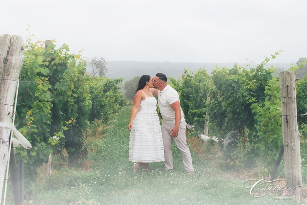 Engagement Session at Gouveia Vineyards in Wallingford, CT