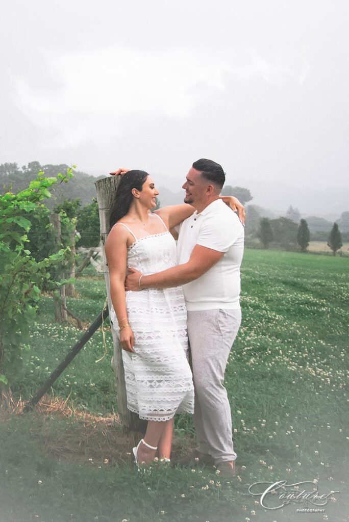 Engagement Session at Gouveia Vineyards in Wallingford, CT