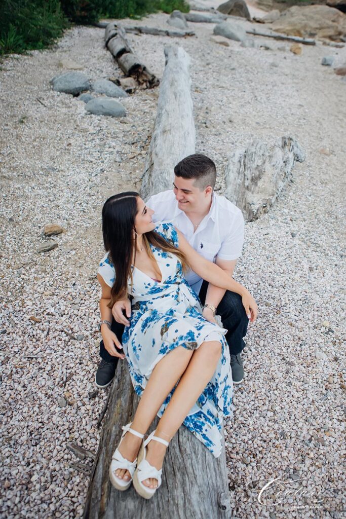 Engagement Session at Hammonasset Park in Madison, CT