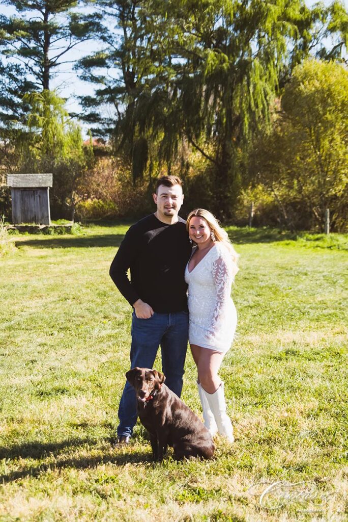 Engagement Session at Gouveia Vineyards in Wallingford, CT