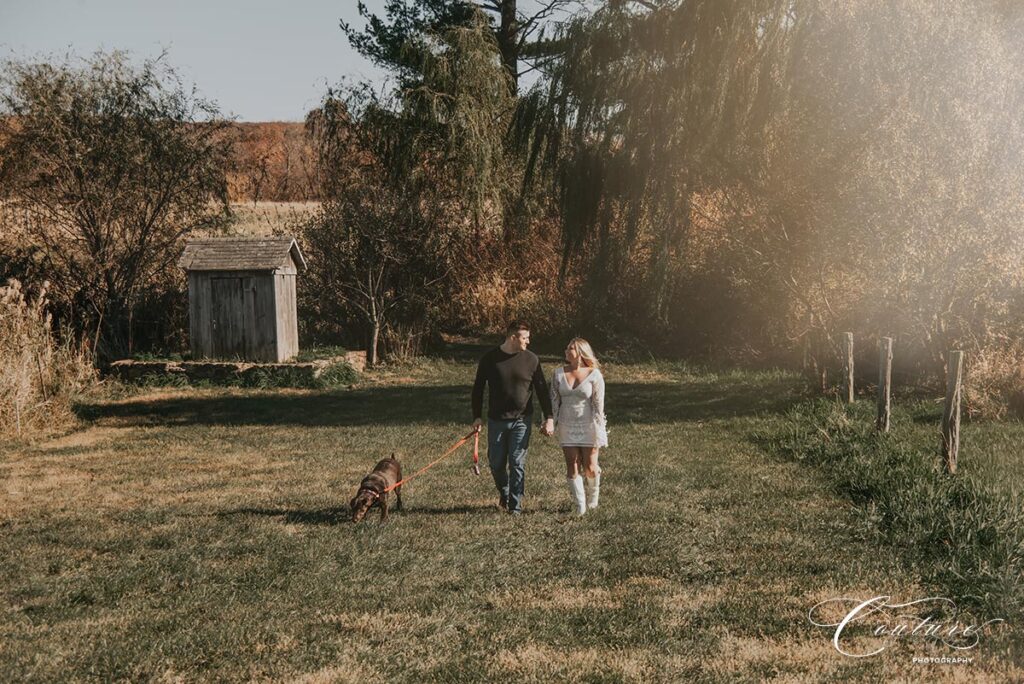 Engagement Session at Gouveia Vineyards in Wallingford, CT