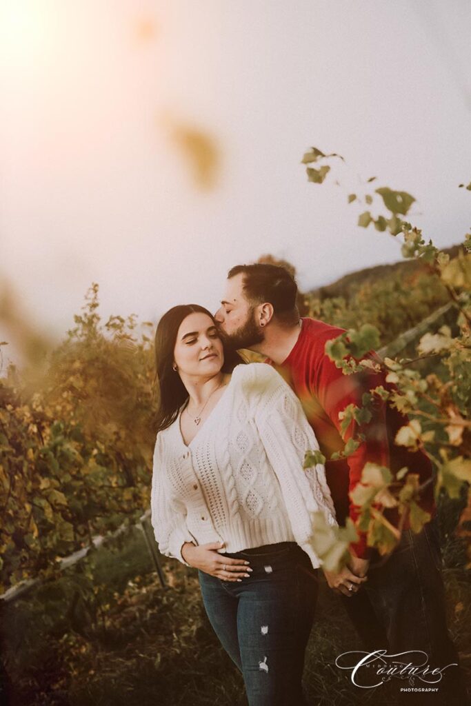 Engagement Session at Gouveia Vineyards in Wallingford, CT