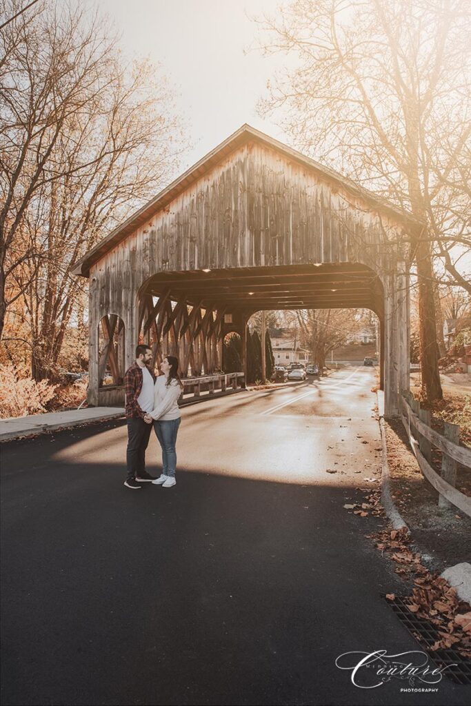 Engagement Session at Twin Brooks Park in Trumbull, CT