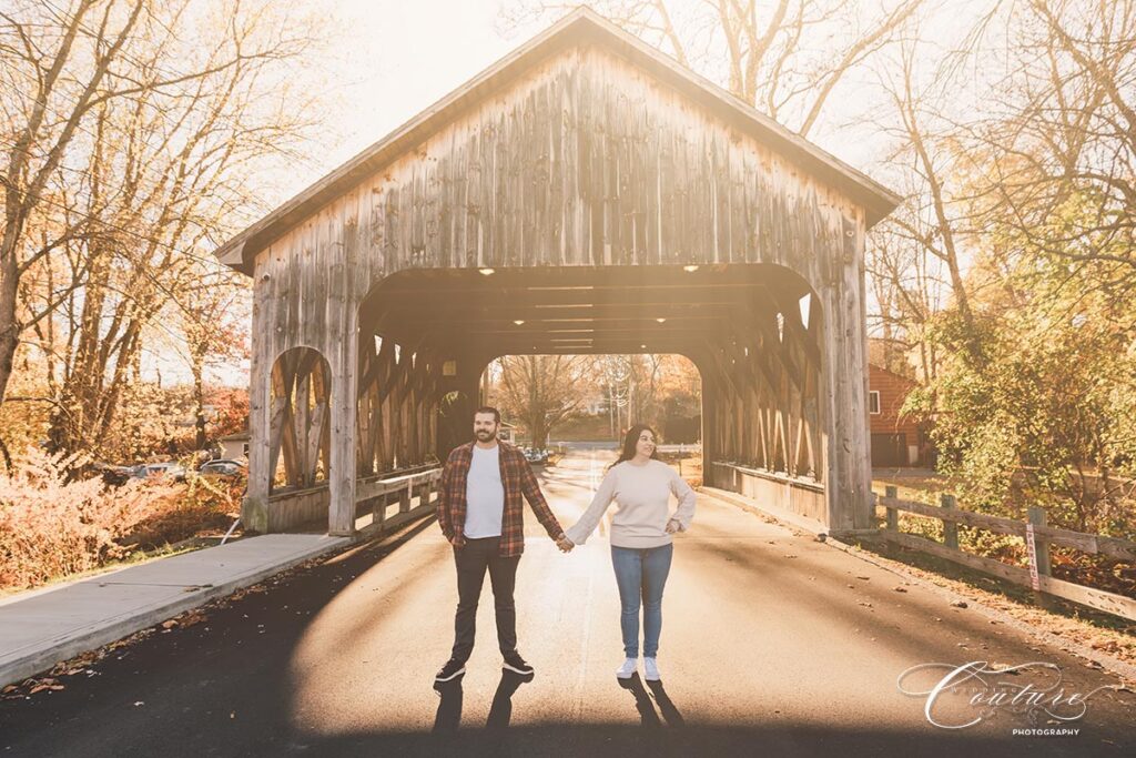 Engagement Session at Twin Brooks Park in Trumbull, CT