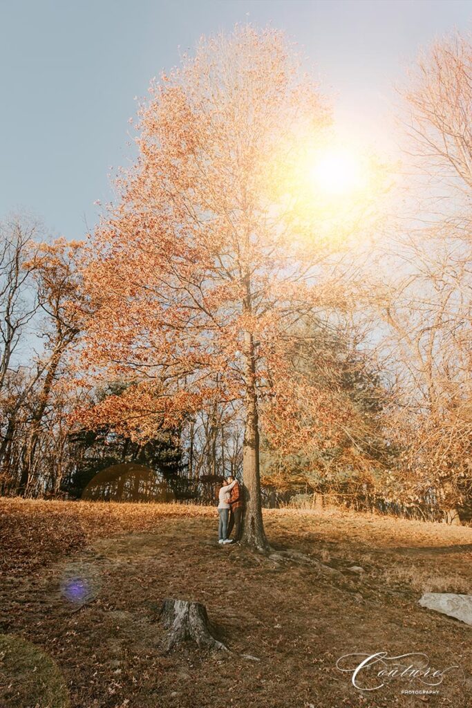 Engagement Session at Twin Brooks Park in Trumbull, CT