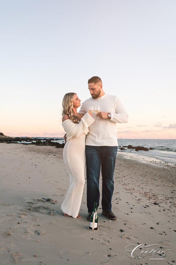 Engagement Session at at Harkness Park in Waterford, CT