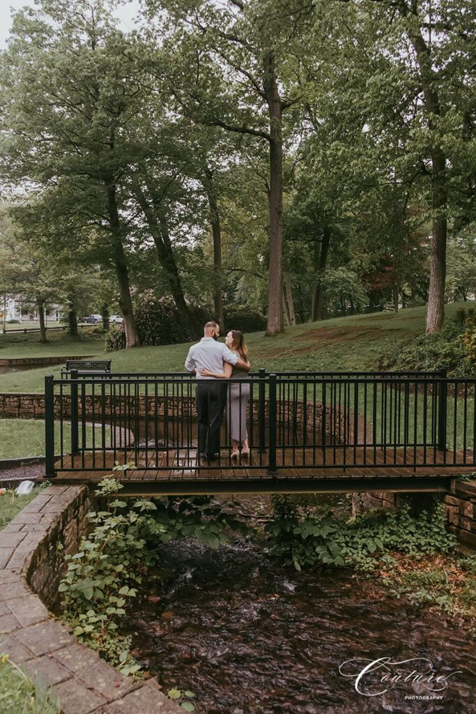 Engagement Session at Hubbard Park in Meridan, CT