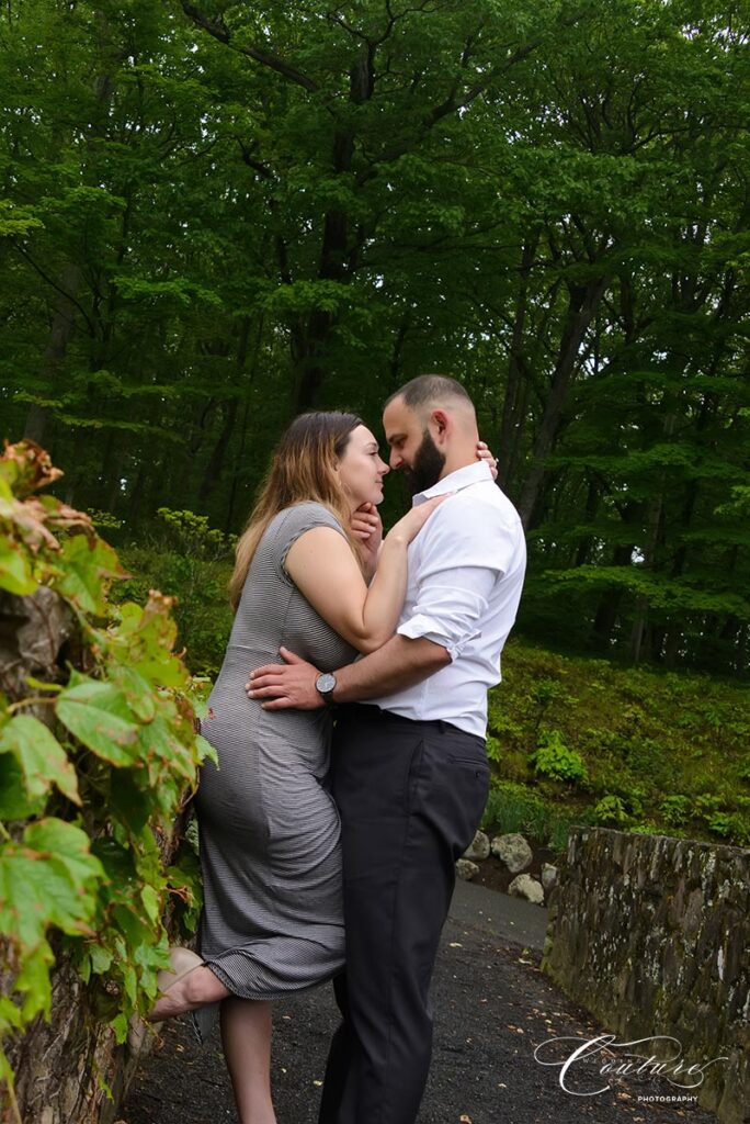 Engagement Session at Hubbard Park in Meridan, CT