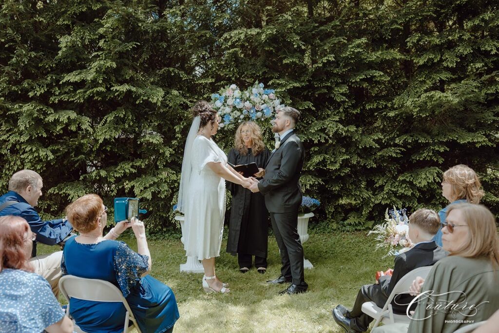 Backyard Wedding in Putnam, CT
