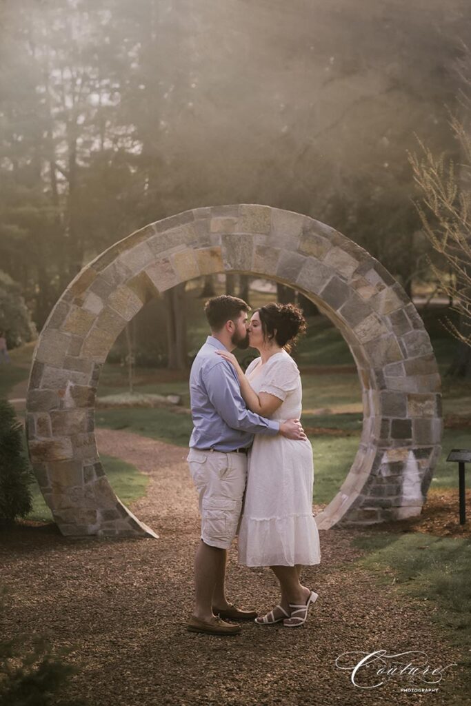 Engagement Session at Wickham Park in Manchester, CT