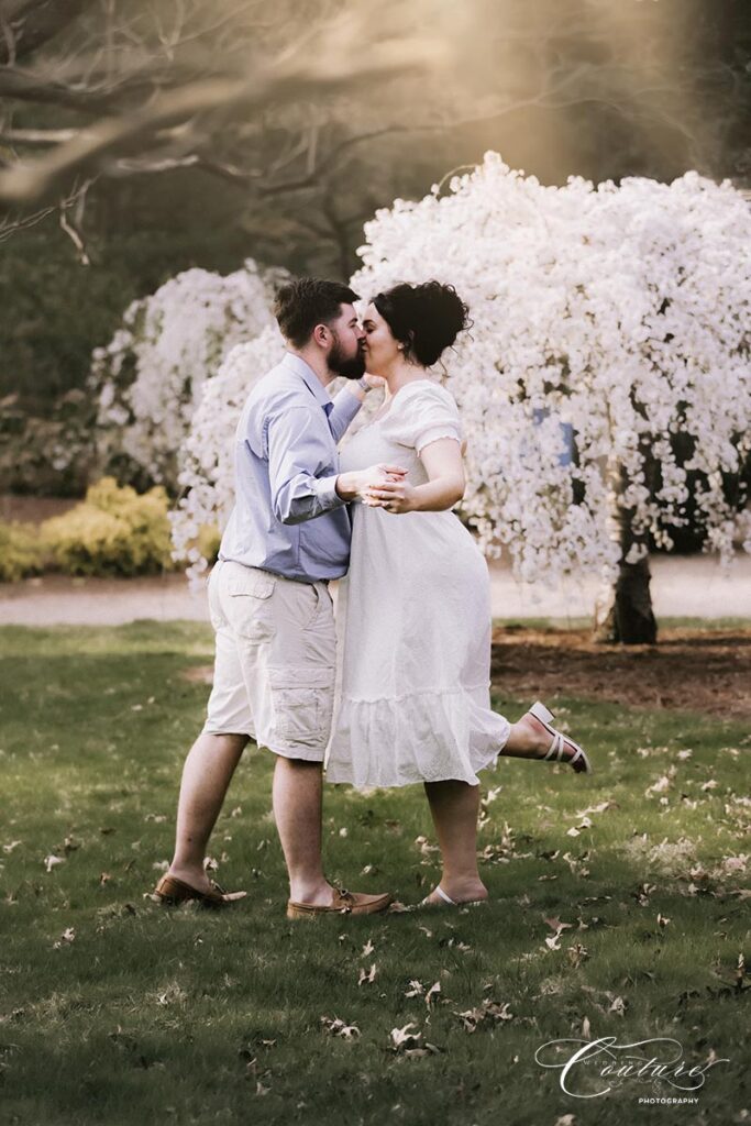 Engagement Session at Wickham Park in Manchester, CT