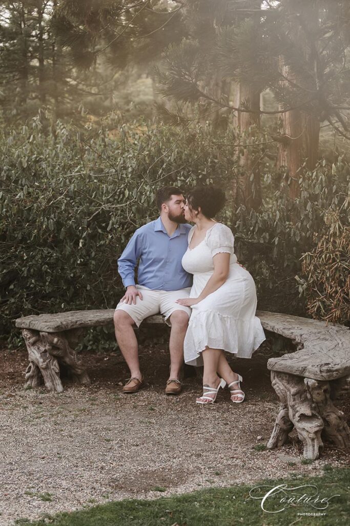 Engagement Session at Wickham Park in Manchester, CT
