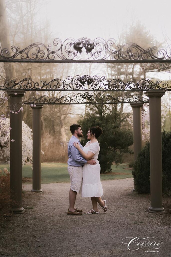 Engagement Session at Wickham Park in Manchester, CT
