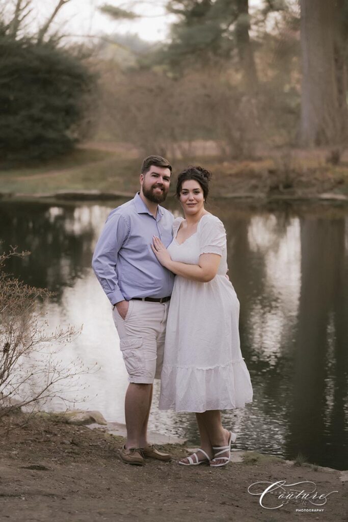 Engagement Session at Wickham Park in Manchester, CT