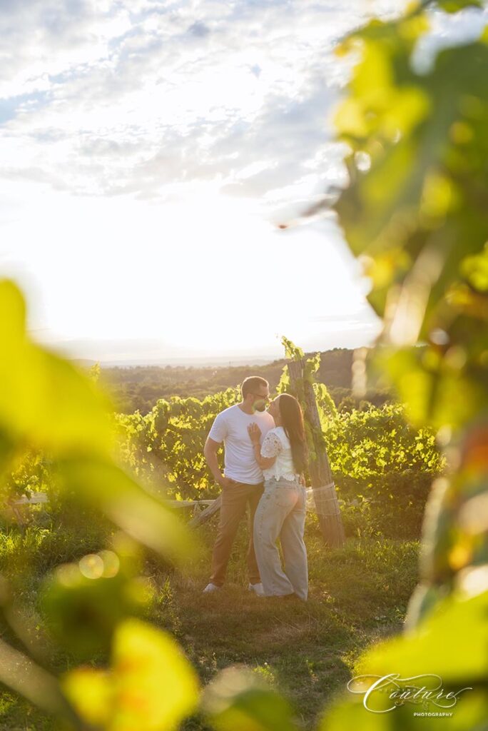 Engagement Session at Gouveia Vineyards in Wallingford, CT