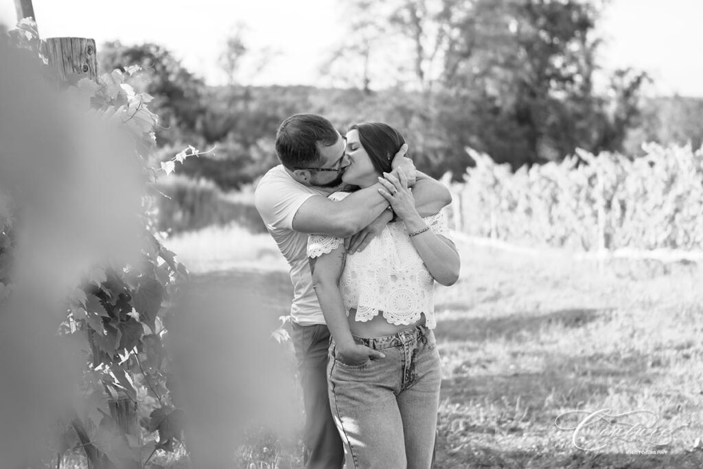 Engagement Session at Gouveia Vineyards in Wallingford, CT