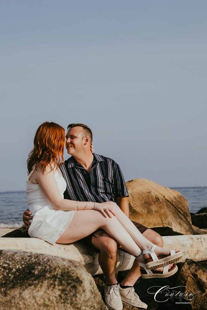 Engagement Session at Harkness Park in Waterford, CT