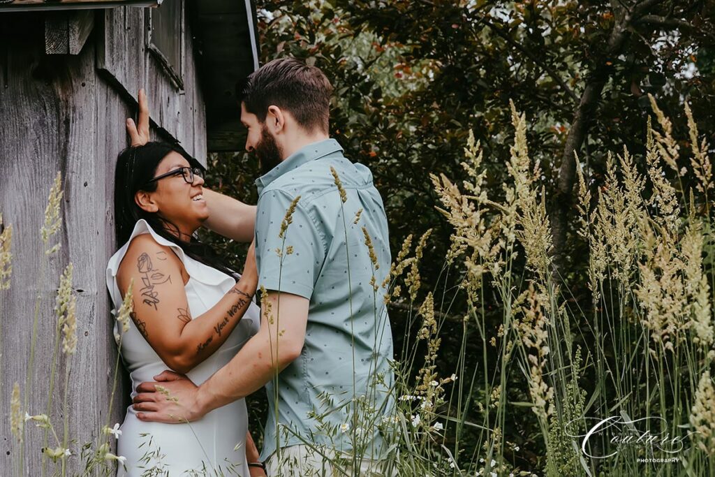 Engagement Session at Gouveia Vineyards in Wallingford, CT