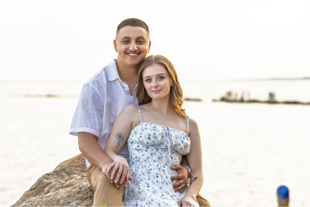 Stef and Jay’s Engagement Session at Hammonasset State Park in Madison, CT